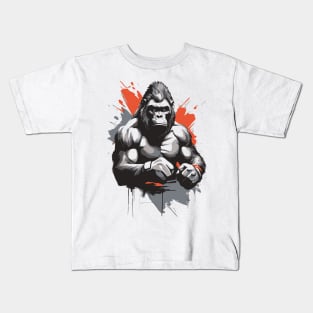 gorilla fighter Kids T-Shirt